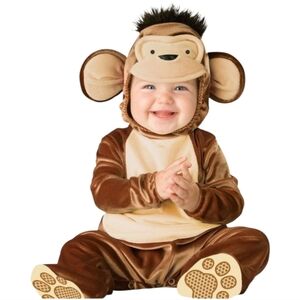 Adorable Monkey Costume for Kids - Brown 6-12M